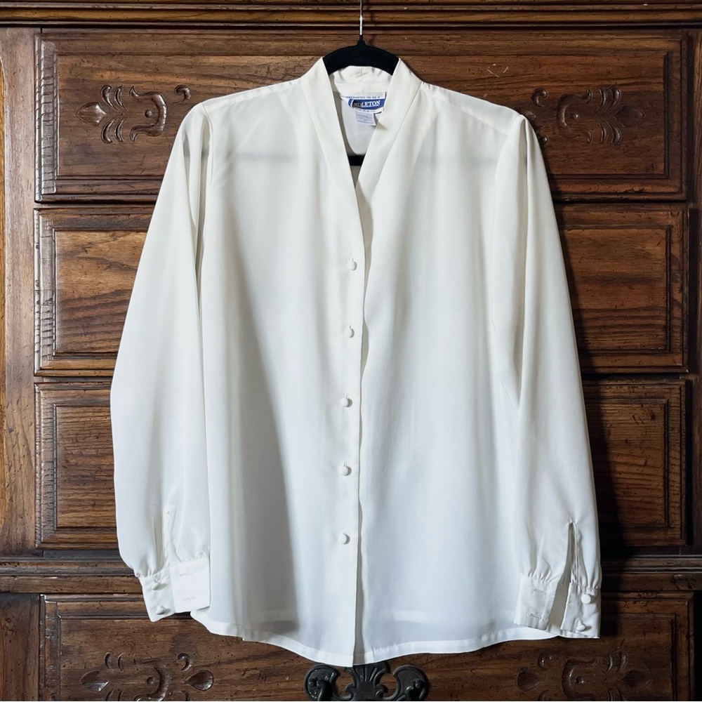 Pendleton Vintage Classic White Button-Down Shirt - image 1